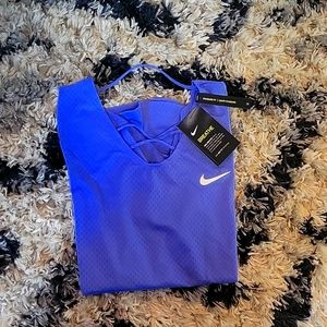Nike Dri-Fit workout top, blue, size medium